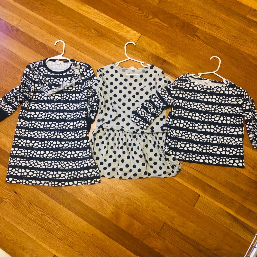 J.Crew Girls navy Bundle dresses GUC navy size 5-6